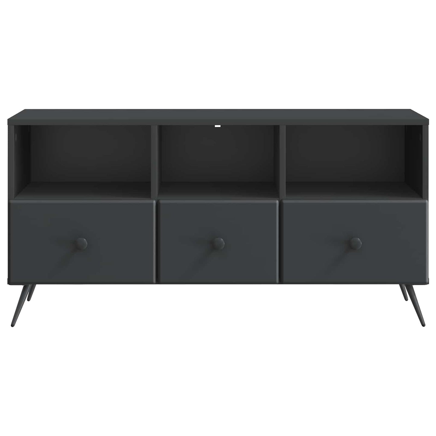 Mobile TV Nero 102 x 34,5 x 50 cm Legno ingegnerizzato