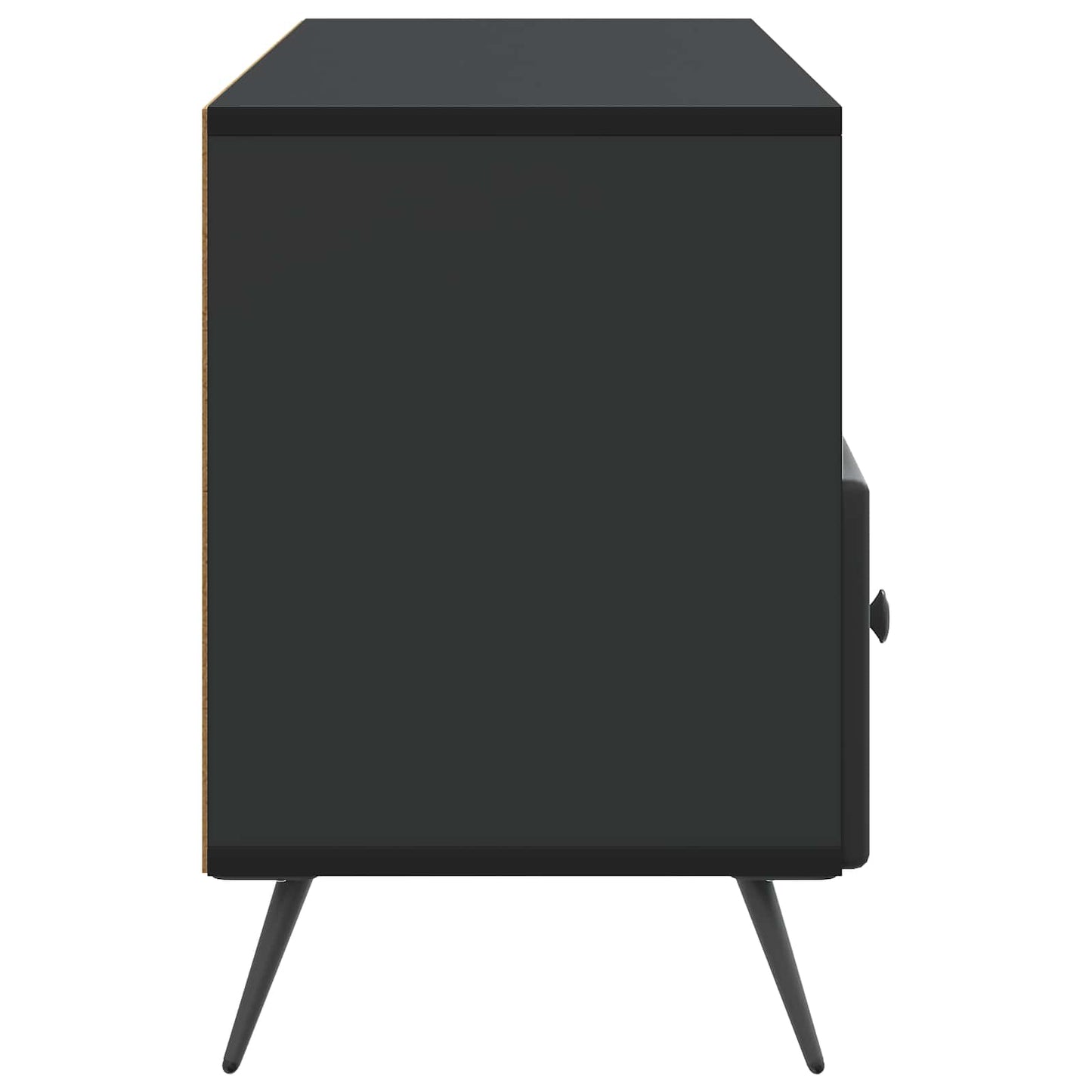 Mobile TV Nero 102 x 34,5 x 50 cm Legno ingegnerizzato | homemem39