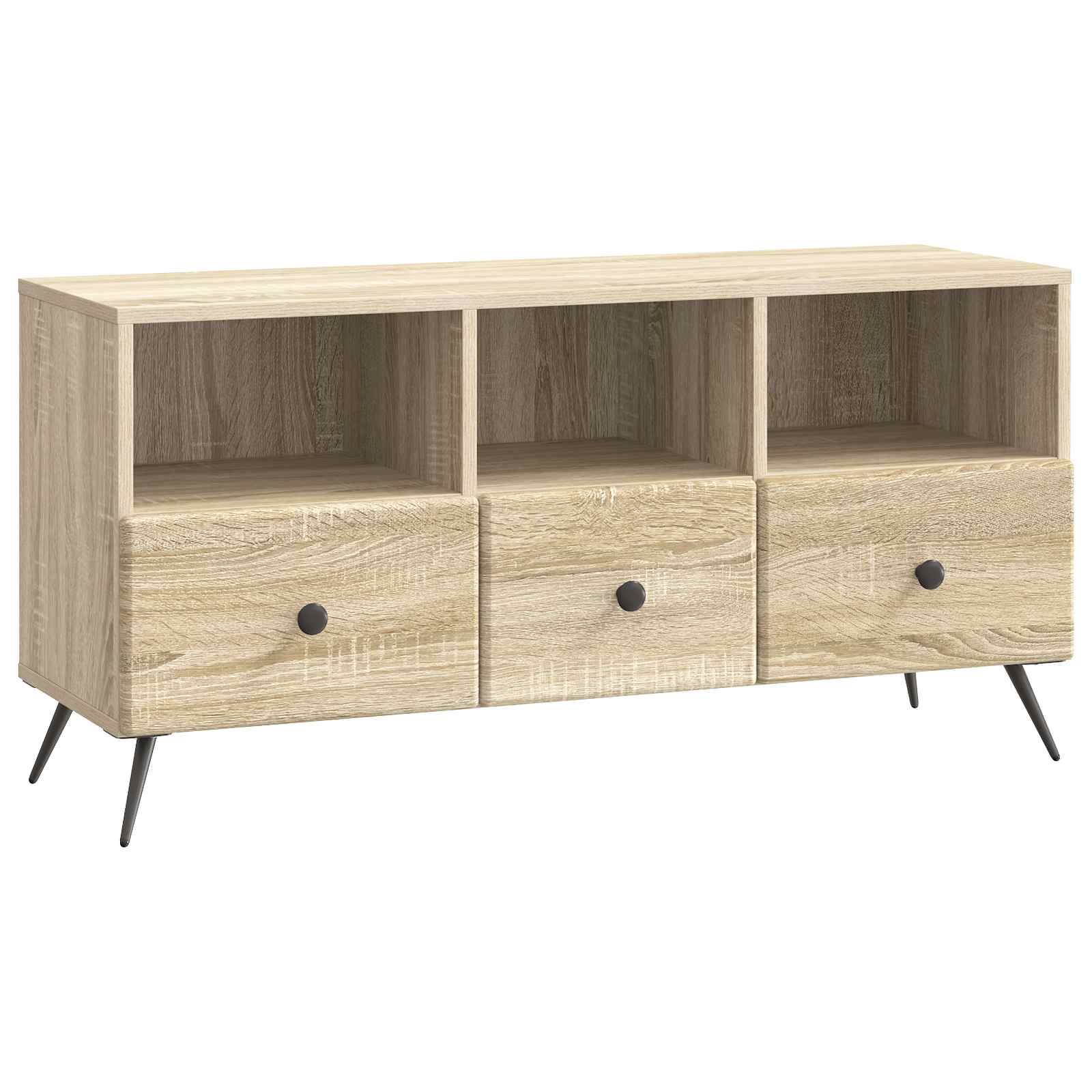 Mobile TV Rovere Sonoma 102 x 34,5 x 50 cm Legno ingegnerizzato | homemem39