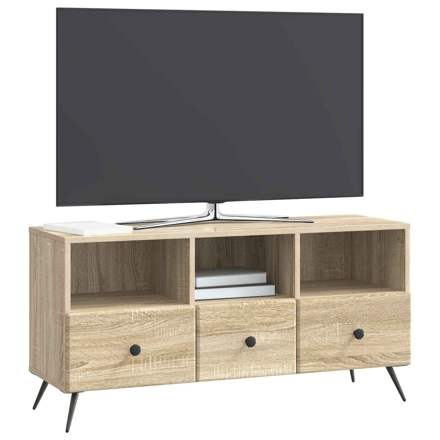 Mobile TV Rovere Sonoma 102 x 34,5 x 50 cm Legno ingegnerizzato | homemem39