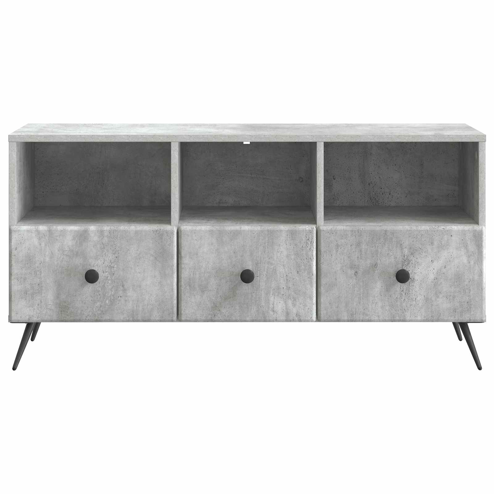 Mobile TV con cassetto Grigio Cemento 102 x 34,5 x 50 cm | homemem39
