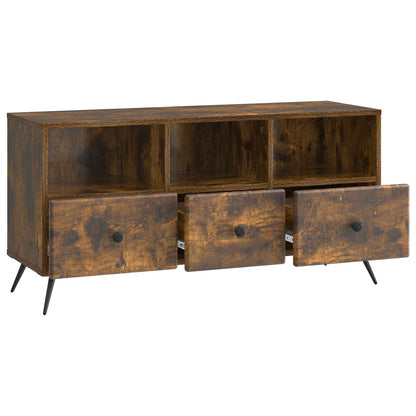 Mobile TV Rovere Fumo 102 x 34,5 x 50 cm Legno ingegnerizzato | homemem39