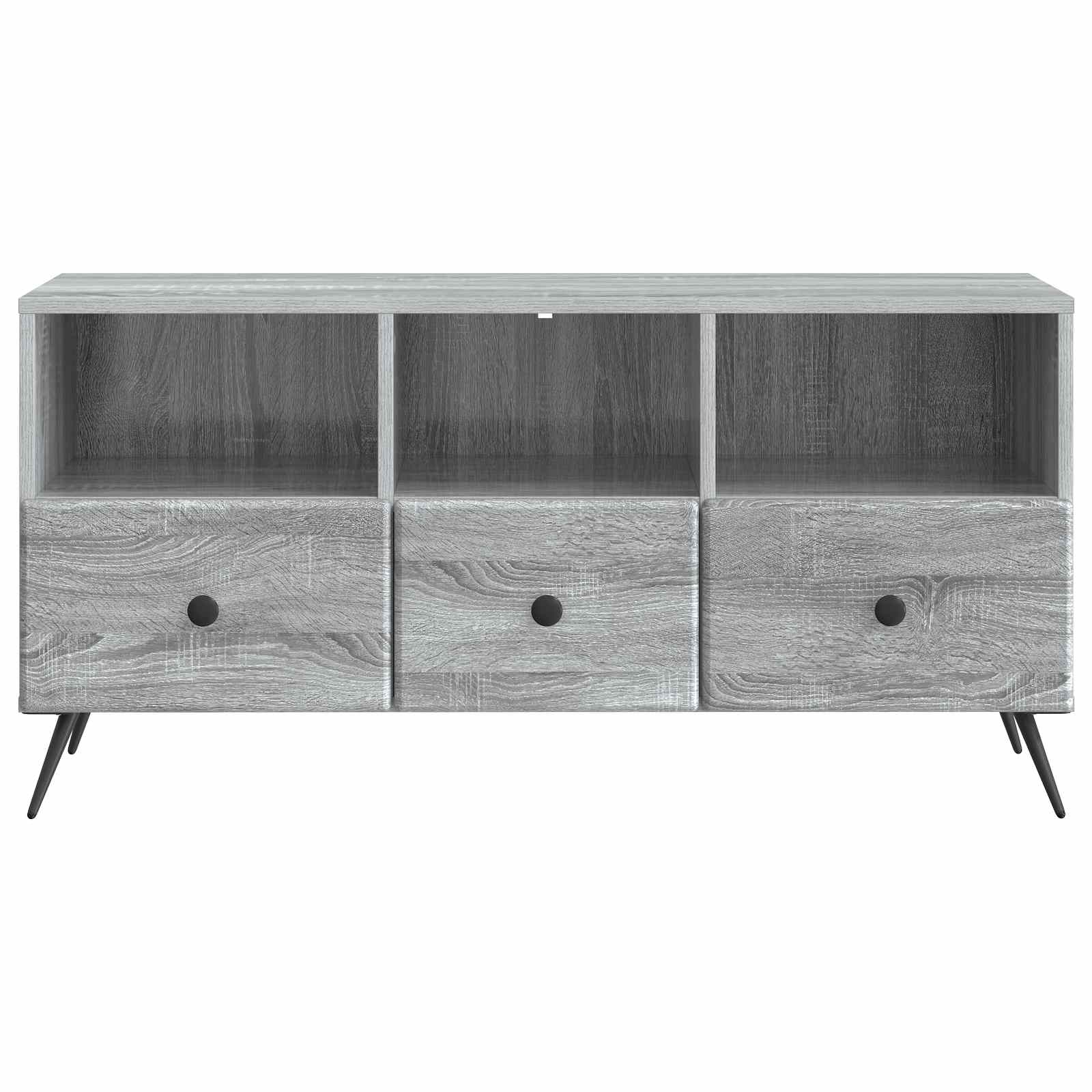 Mobile TV Grigio Sonoma 102 x 34,5 x 50 cm Legno ingegnerizzato | homemem39