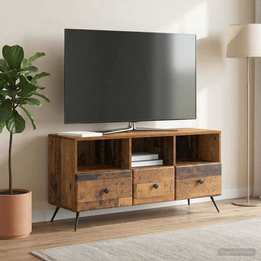 Mobile TV Legno antico 102 x 34,5 x 50 cm Legno ingegnerizzato