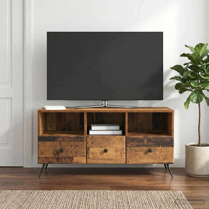 Mobile TV Legno antico 102 x 34,5 x 50 cm Legno ingegnerizzato