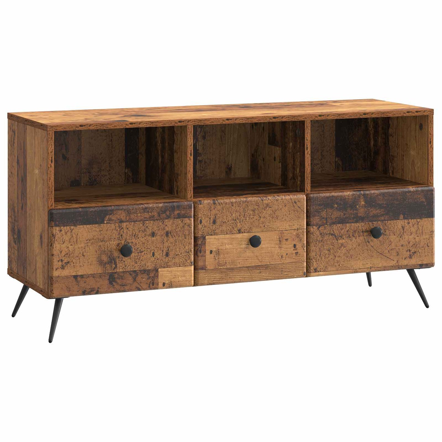 Mobile TV Legno antico 102 x 34,5 x 50 cm Legno ingegnerizzato | homemem39