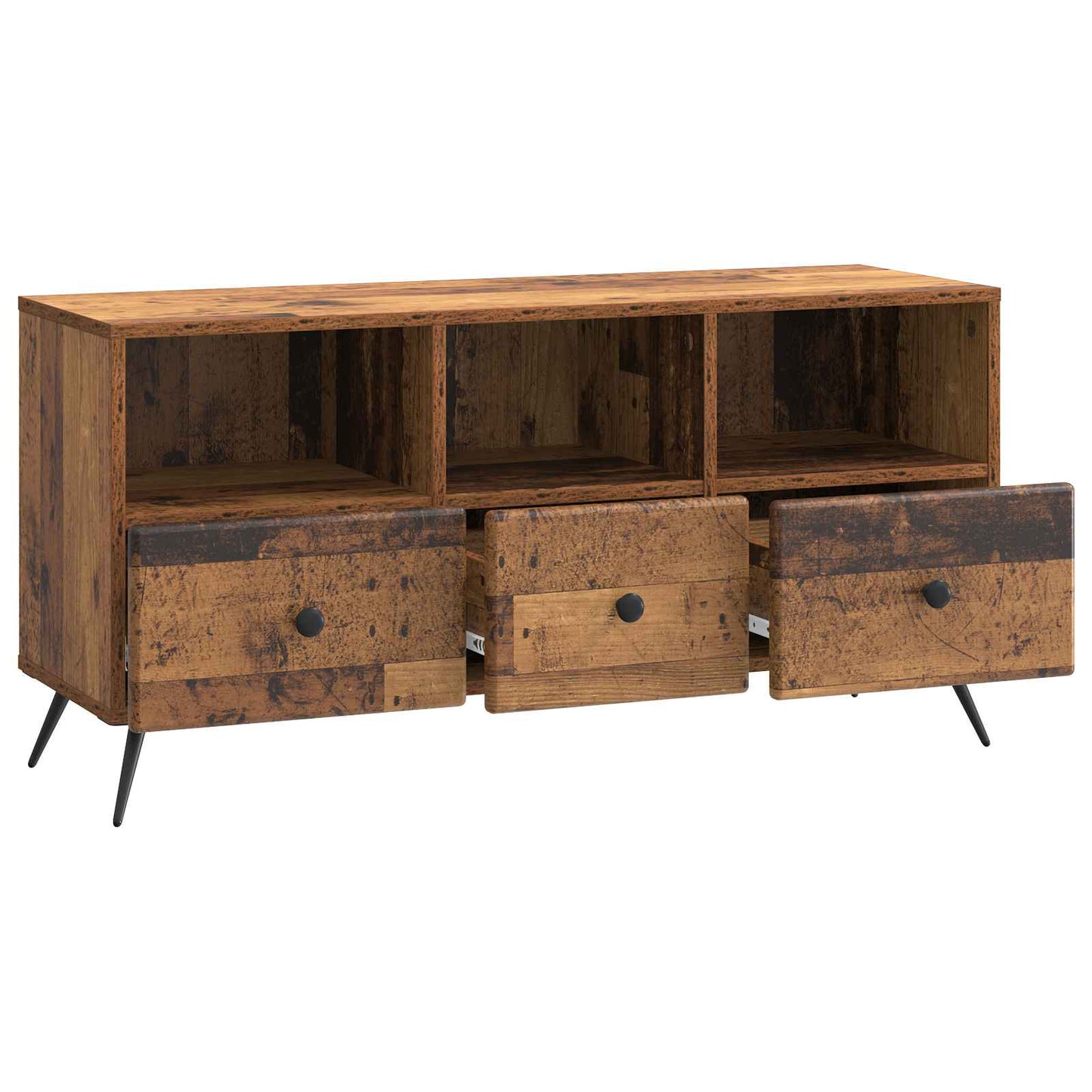 Mobile TV Legno antico 102 x 34,5 x 50 cm Legno ingegnerizzato | homemem39