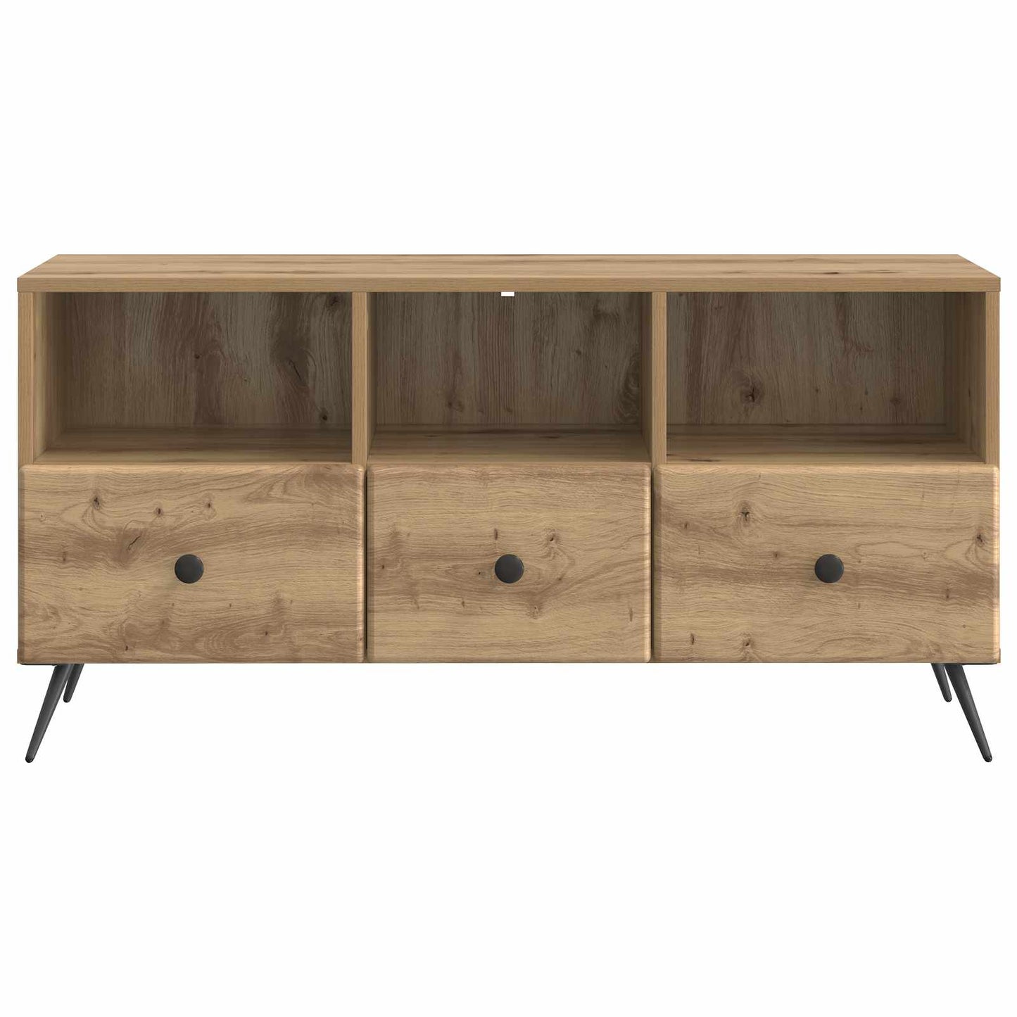 Mobile TV con cassetto Rovere Artigianale 102 x 34,5 x 50 cm | homemem39