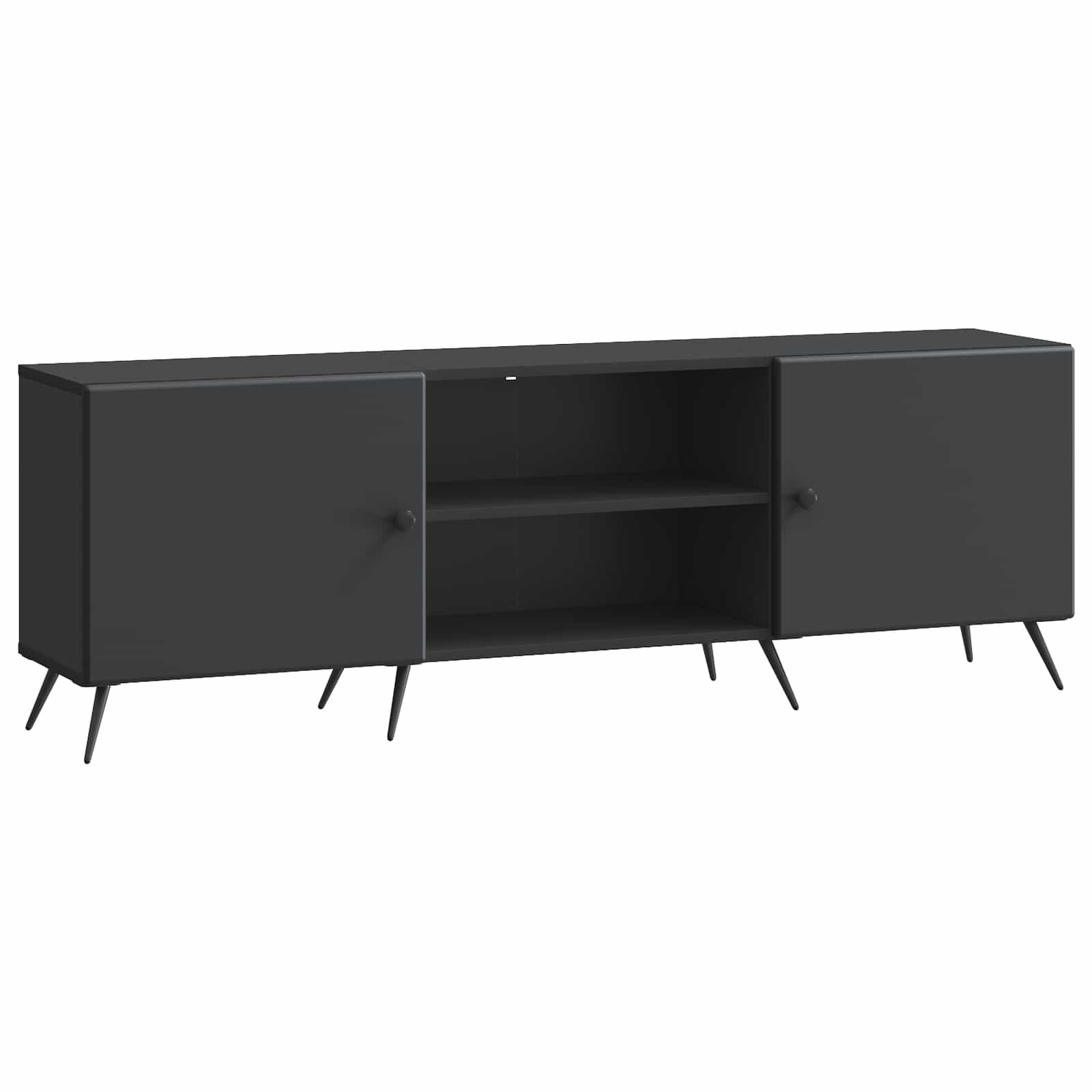 Mobile TV Nero 150 x 31 x 50 cm Legno ingegnerizzato | homemem39
