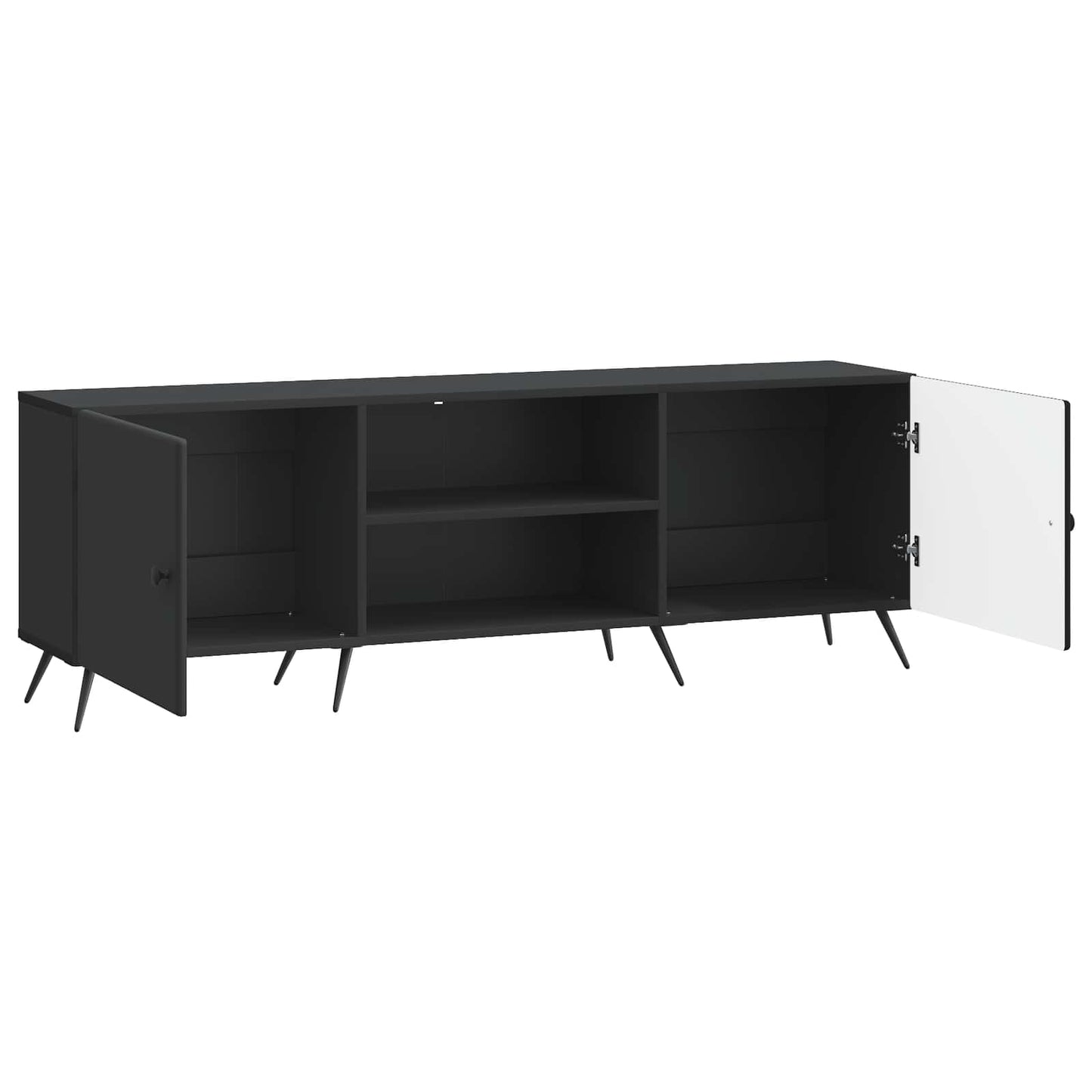 Mobile TV Nero 150 x 31 x 50 cm Legno ingegnerizzato | homemem39