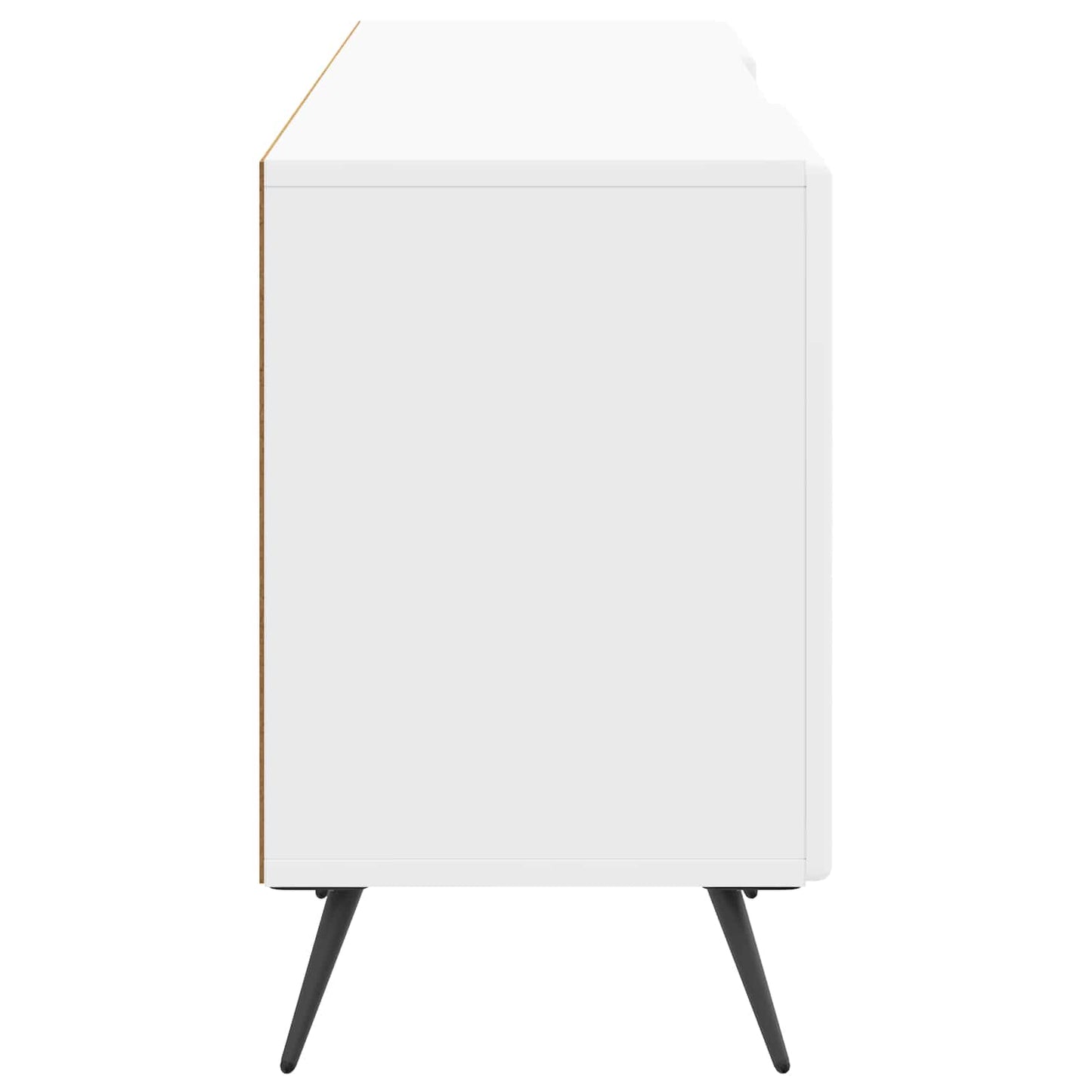 Mobile TV Bianco Lucido 150 x 31 x 50 cm Legno ingegnerizzato | homemem39