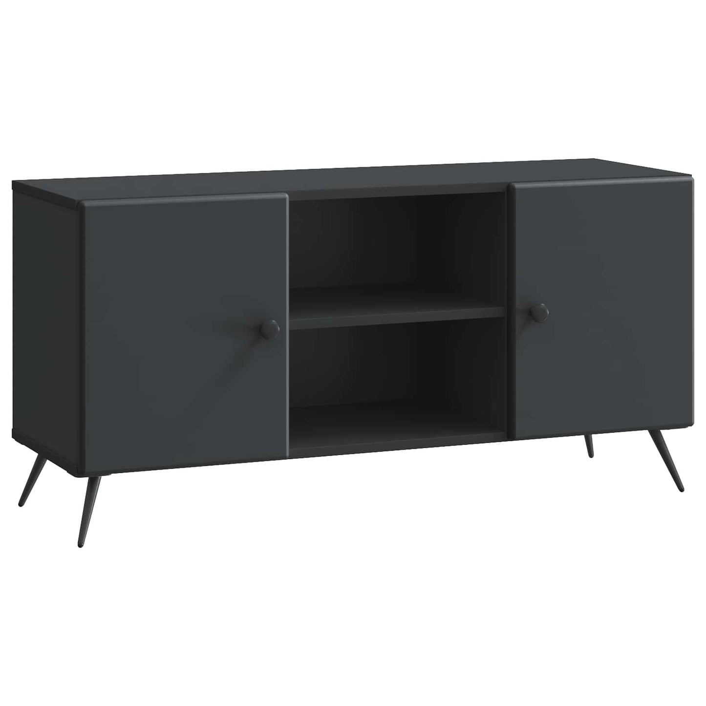 Mobile TV Nero 102 x 34,5 x 50 cm Legno ingegnerizzato | homemem39