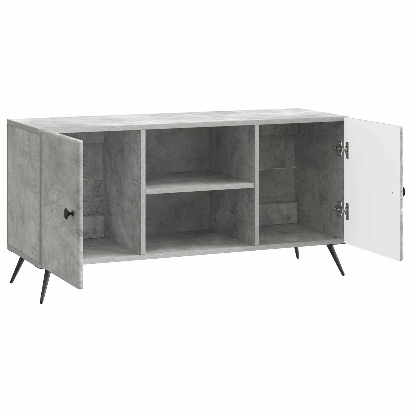Mobile TV Grigio Cemento 102 x 34,5 x 50 cm | homemem39