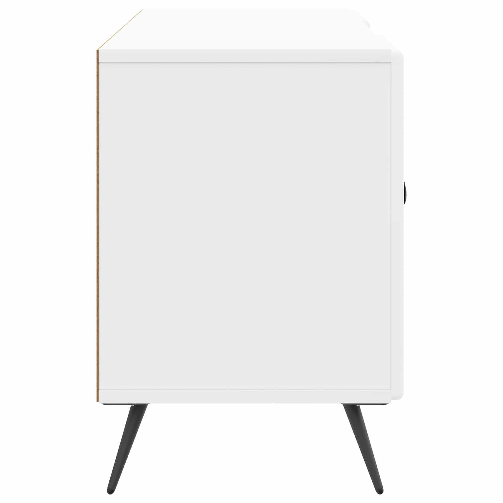 Mobile TV Bianco Lucido 102 x 34,5 x 50 cm Legno ingegnerizzato | homemem39