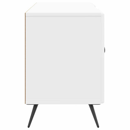 Mobile TV Bianco Lucido 102 x 34,5 x 50 cm Legno ingegnerizzato | homemem39