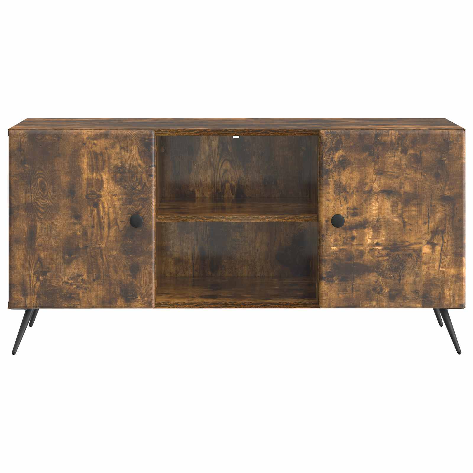Mobile TV Rovere Fumo 102 x 34,5 x 50 cm Legno ingegnerizzato | homemem39
