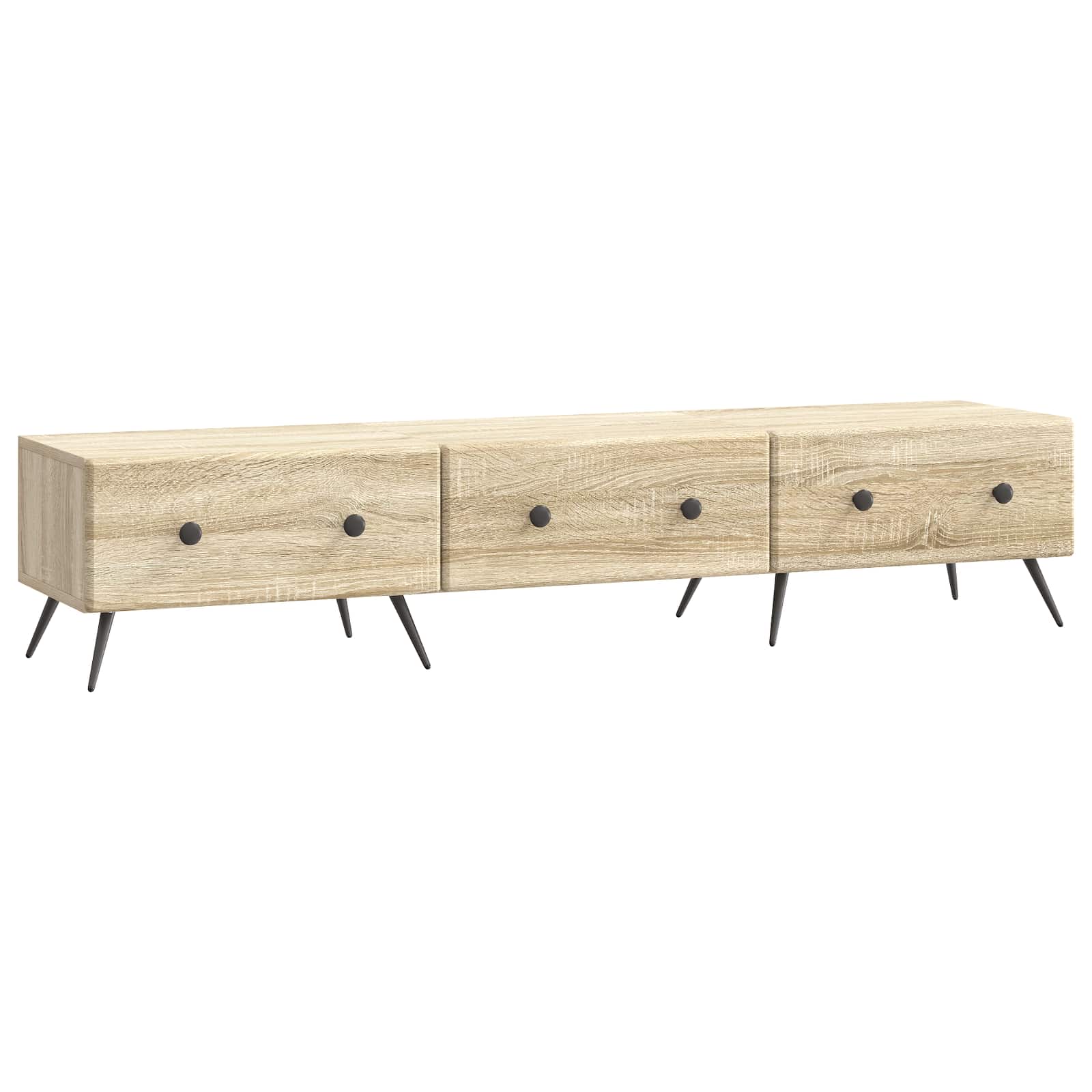 Mobile TV Rovere Sonoma 147 x 34,5 x 30 cm Legno ingegnerizzato | homemem39