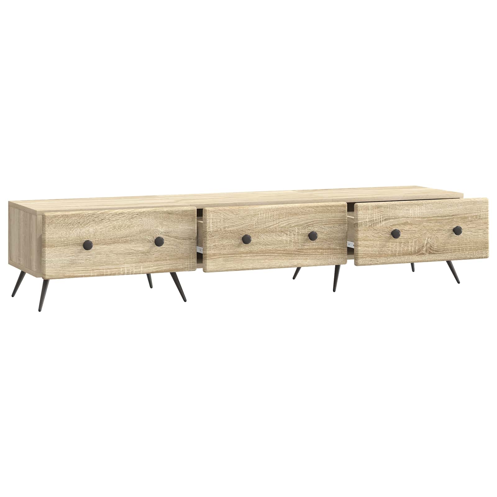 Mobile TV Rovere Sonoma 147 x 34,5 x 30 cm Legno ingegnerizzato | homemem39