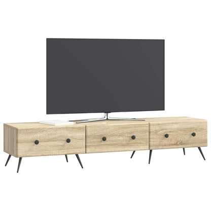 Mobile TV Rovere Sonoma 147 x 34,5 x 30 cm Legno ingegnerizzato | homemem39