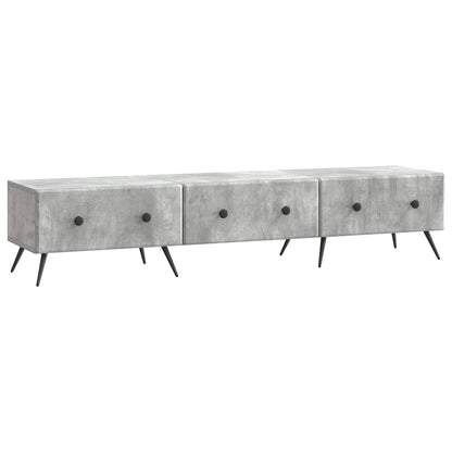 Mobile TV con cassetto Grigio Cemento 147 x 34,5 x 30 cm | homemem39