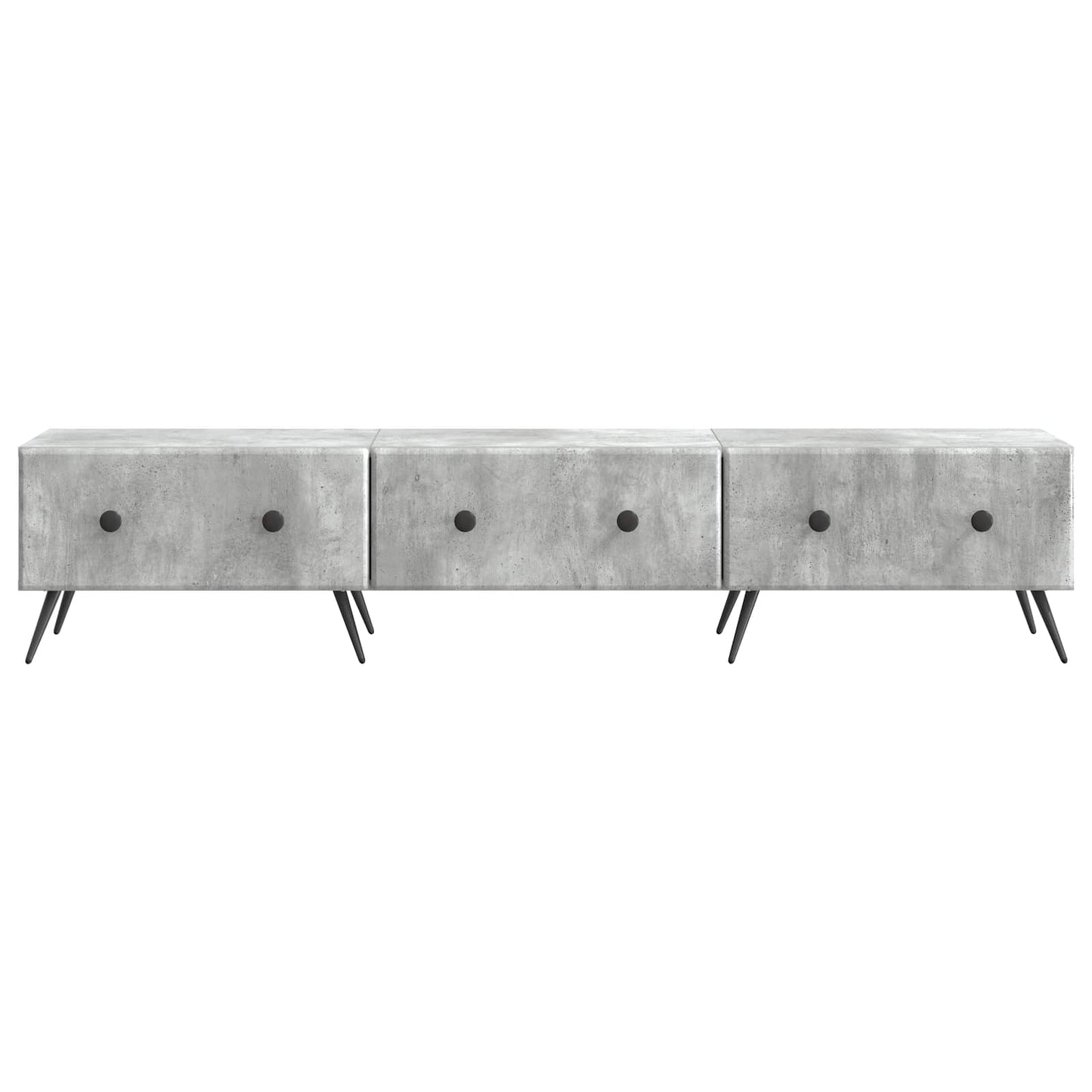 Mobile TV con cassetto Grigio Cemento 147 x 34,5 x 30 cm | homemem39