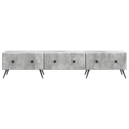 Mobile TV con cassetto Grigio Cemento 147 x 34,5 x 30 cm | homemem39