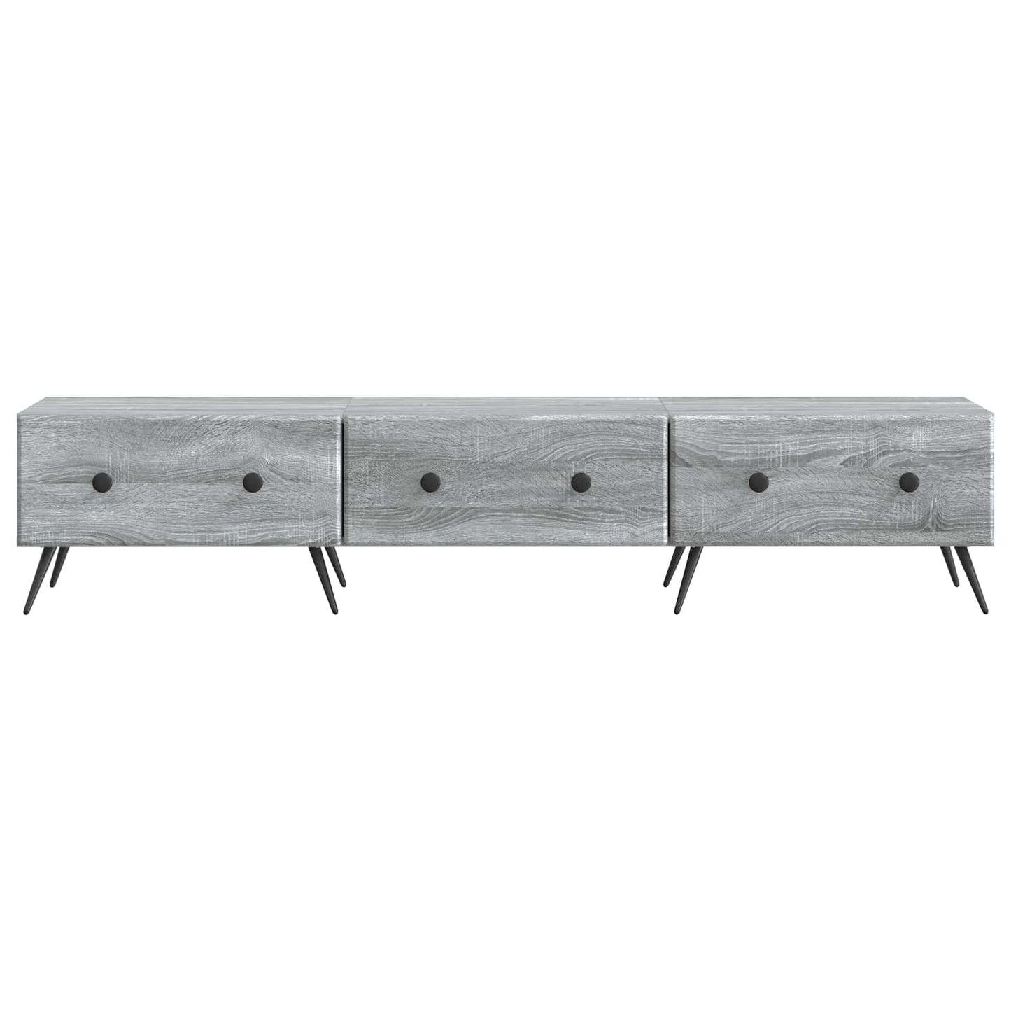 Mobile TV Grigio Sonoma 147 x 34,5 x 30 cm Legno ingegnerizzato | homemem39