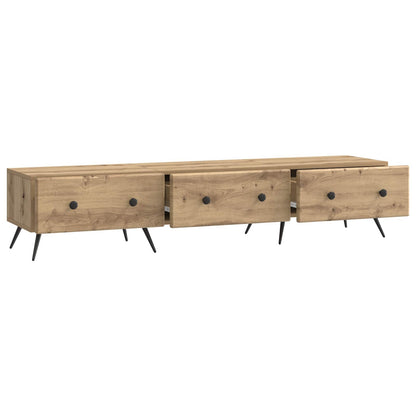 Mobile TV con cassetto Rovere Artigianale 147 x 34,5 x 30 cm | homemem39