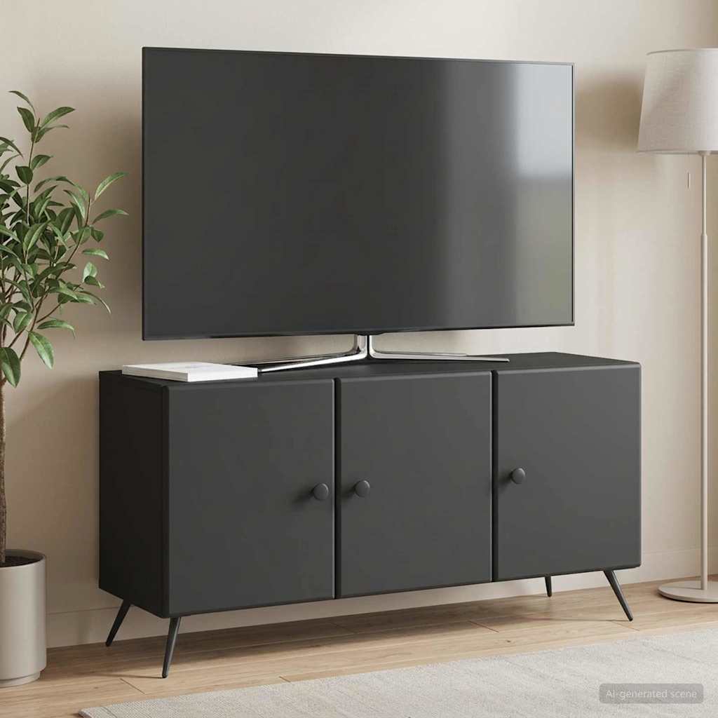 Mobile TV Nero 99 x 34,5 x 50 cm Legno ingegnerizzato