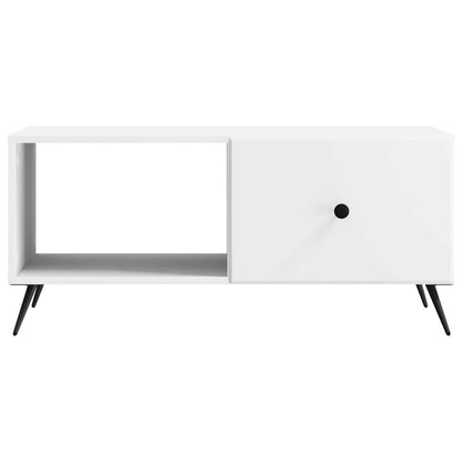 Tavolino da salotto Bianco 90 x 50 x 40 cm Legno ingegnerizzato
