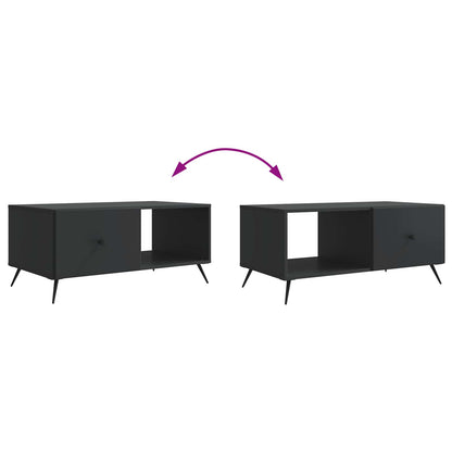 Tavolino da salotto Nero 90 x 50 x 40 cm Legno ingegnerizzato | homemem39
