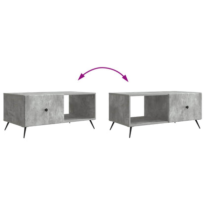 Tavolino da salotto Grigio Cemento 90 x 50 x 40 cm | homemem39