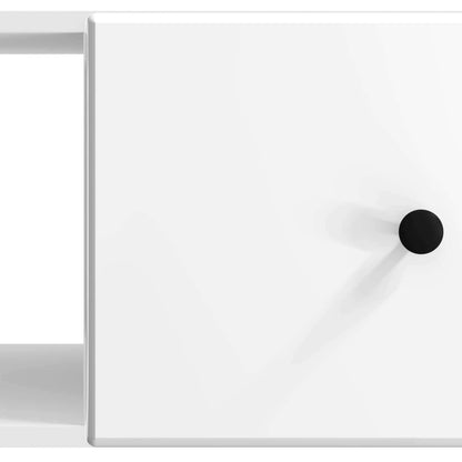 Tavolino da salotto Bianco Lucido 90 x 50 x 40 cm | homemem39