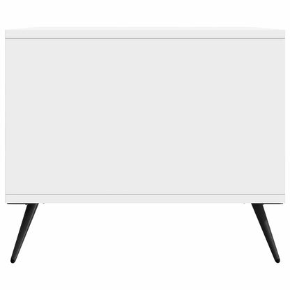 Tavolino da salotto Bianco Lucido 90 x 50 x 40 cm | homemem39