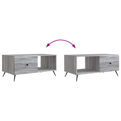 Tavolino da salotto Grigio Sonoma 90 x 50 x 40 cm | homemem39