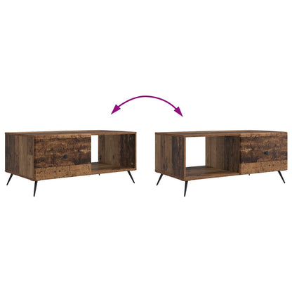 Tavolino da salotto Legno antico 90 x 50 x 40 cm | homemem39