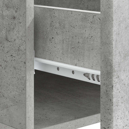 Tavolino da salotto con cassetto Grigio Cemento 49 x 50 x 40 cm | homemem39