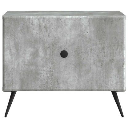 Tavolino da salotto con cassetto Grigio Cemento 49 x 50 x 40 cm | homemem39