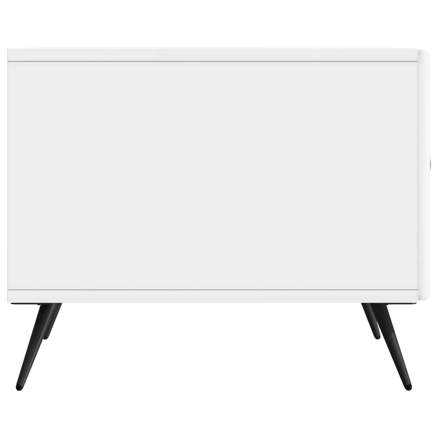 Tavolino da salotto con cassetto Bianco Lucido 49 x 50 x 40 cm | homemem39