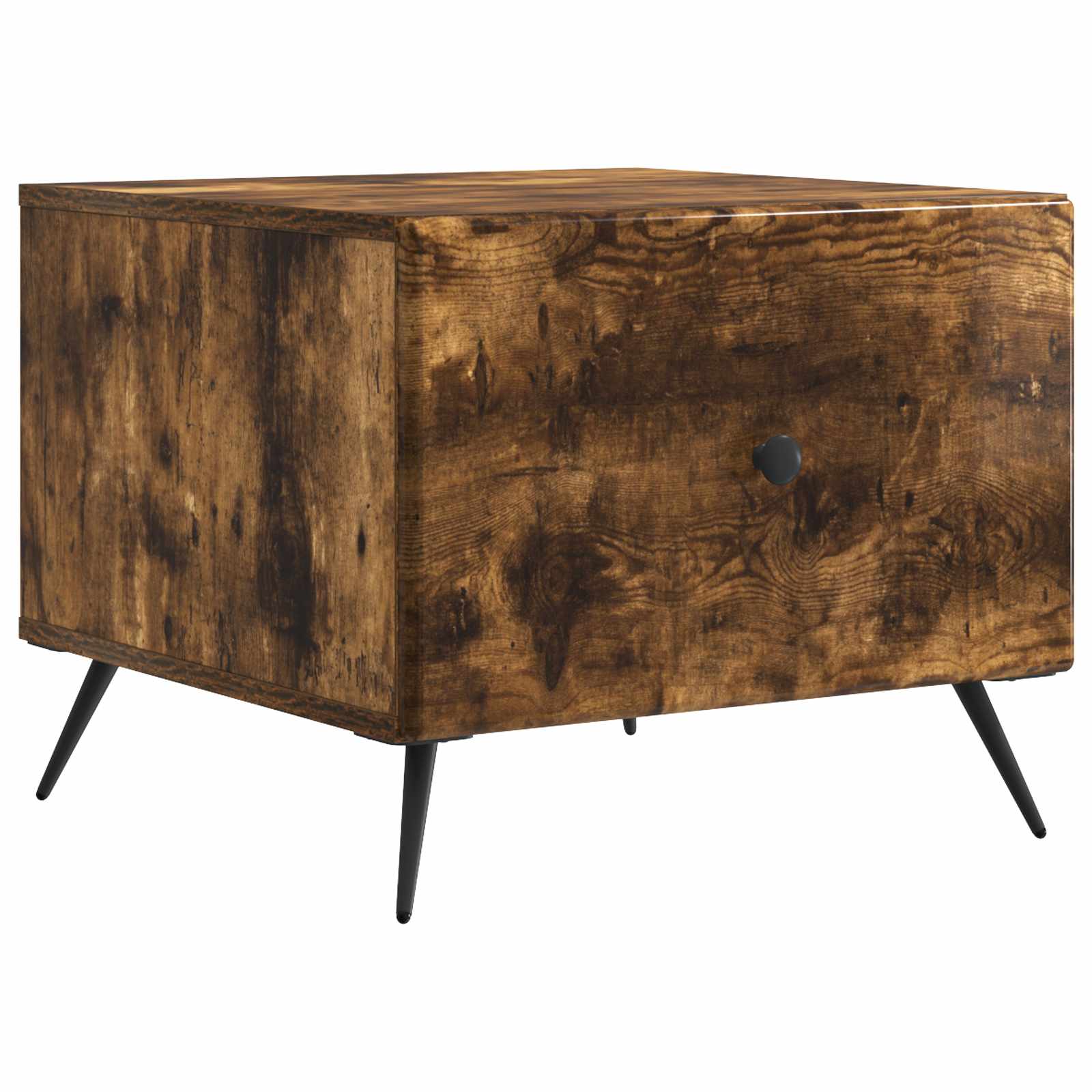Tavolino da salotto con cassetto Rovere Fumo 49 x 50 x 40 cm | homemem39