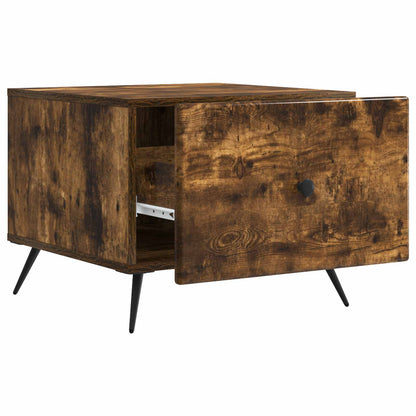Tavolino da salotto con cassetto Rovere Fumo 49 x 50 x 40 cm | homemem39