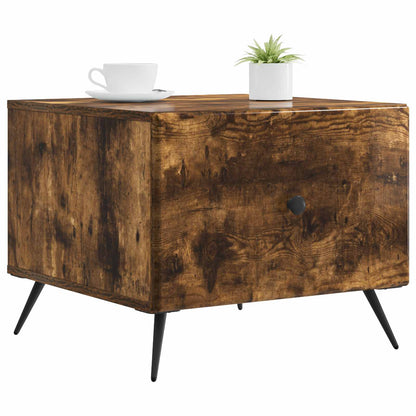 Tavolino da salotto con cassetto Rovere Fumo 49 x 50 x 40 cm | homemem39