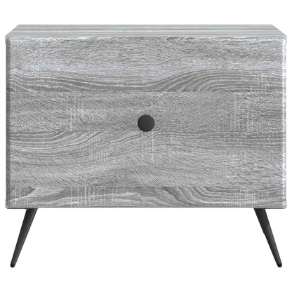 Tavolino da salotto con cassetto Grigio Sonoma 49 x 50 x 40 cm | homemem39