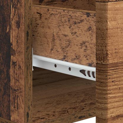 Tavolino da salotto con cassetto Legno antico 49 x 50 x 40 cm | homemem39