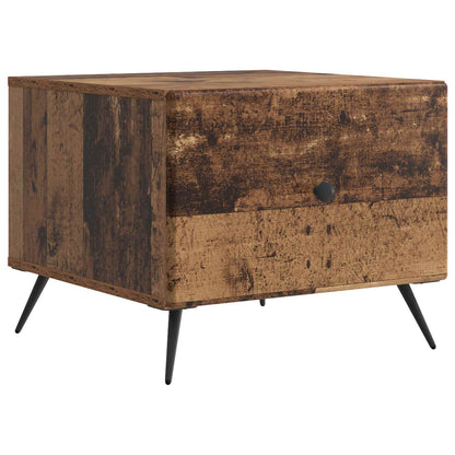 Tavolino da salotto con cassetto Legno antico 49 x 50 x 40 cm | homemem39