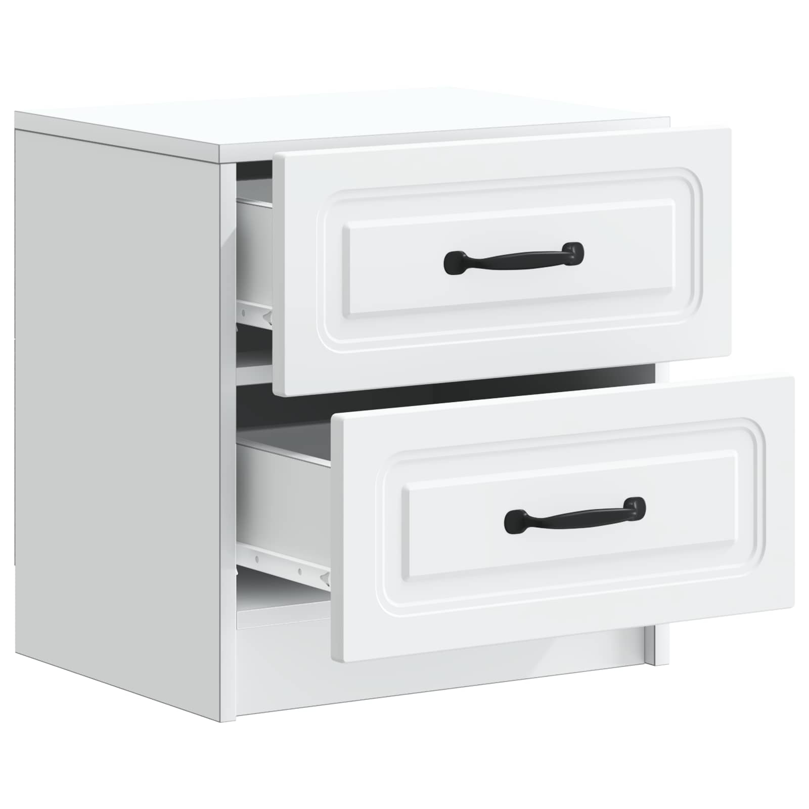 Armadio da Notte con cassetto Bianco 43 x 34,5 x 44,5 cm | homemem39