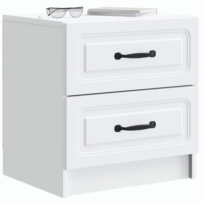 Armadio da Notte con cassetto Bianco 43 x 34,5 x 44,5 cm | homemem39