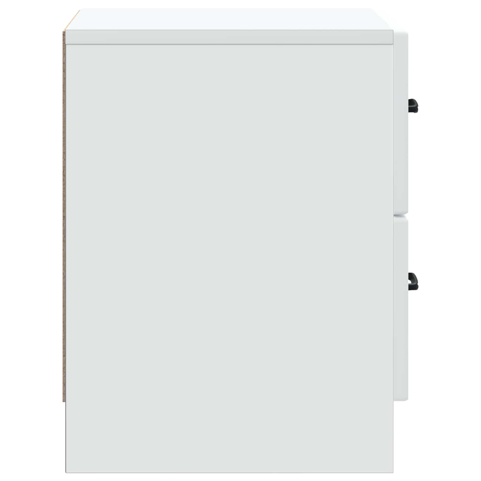 Armadio da Notte con cassetto Bianco 43 x 34,5 x 44,5 cm | homemem39