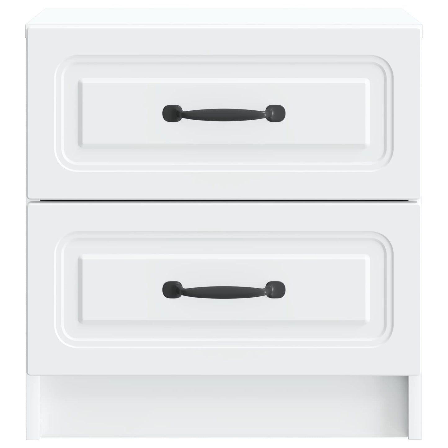 Armadio da Notte con cassetto 2 pcs Bianco 43 x 34,5 x 44,5 cm | homemem39