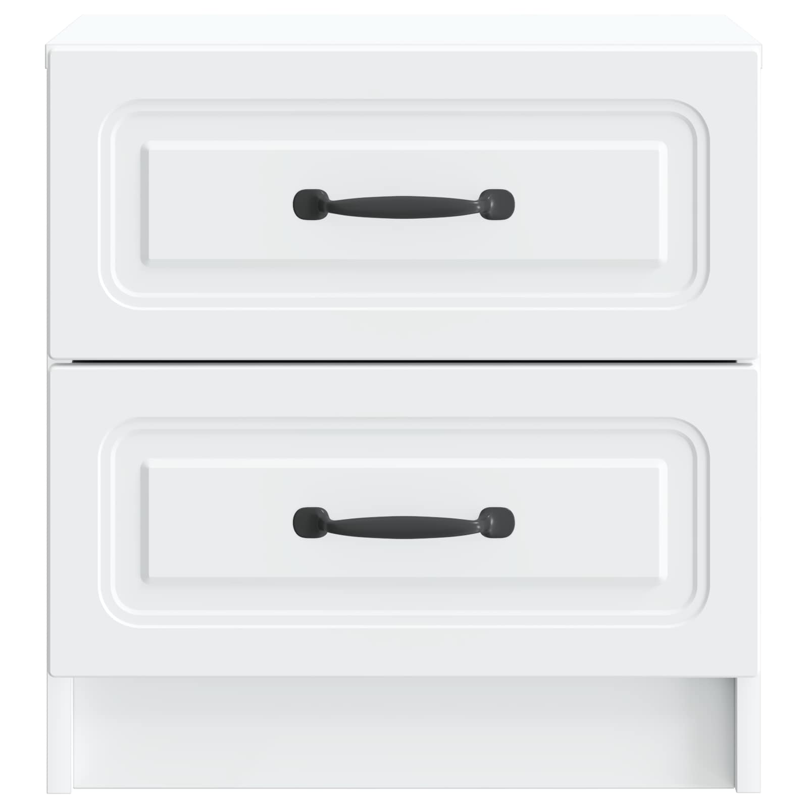 Armadio da Notte con cassetto 2 pcs Bianco 43 x 34,5 x 44,5 cm | homemem39